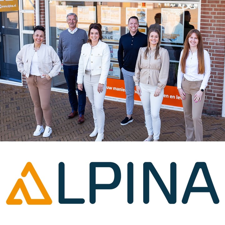 Logo van Alpina Katwijk (voorheen De Leeuw Makelaardij)