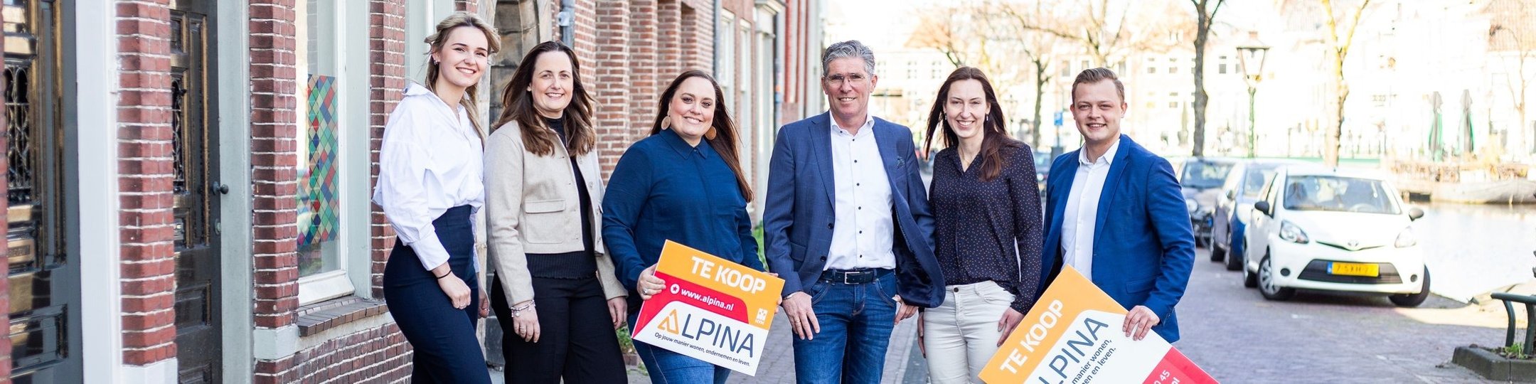 Bürofoto Alpina Leiden (voorheen De Leeuw Makelaardij)