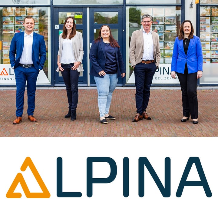 Logo Alpina Leiden (voorheen De Leeuw Makelaardij)