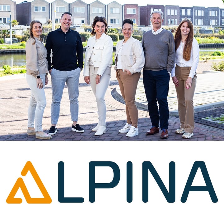 Logo van Alpina Rijnsburg (voorheen De Leeuw Makelaardij)