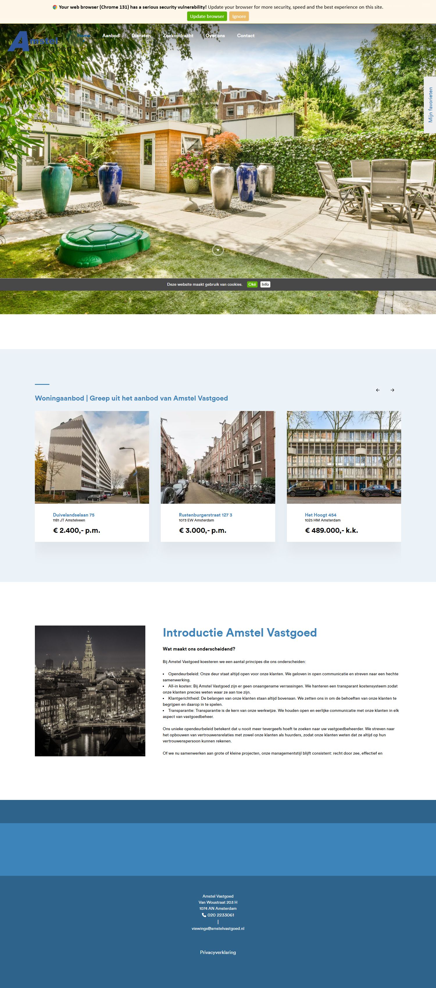 Team foto van Amstel Vastgoed