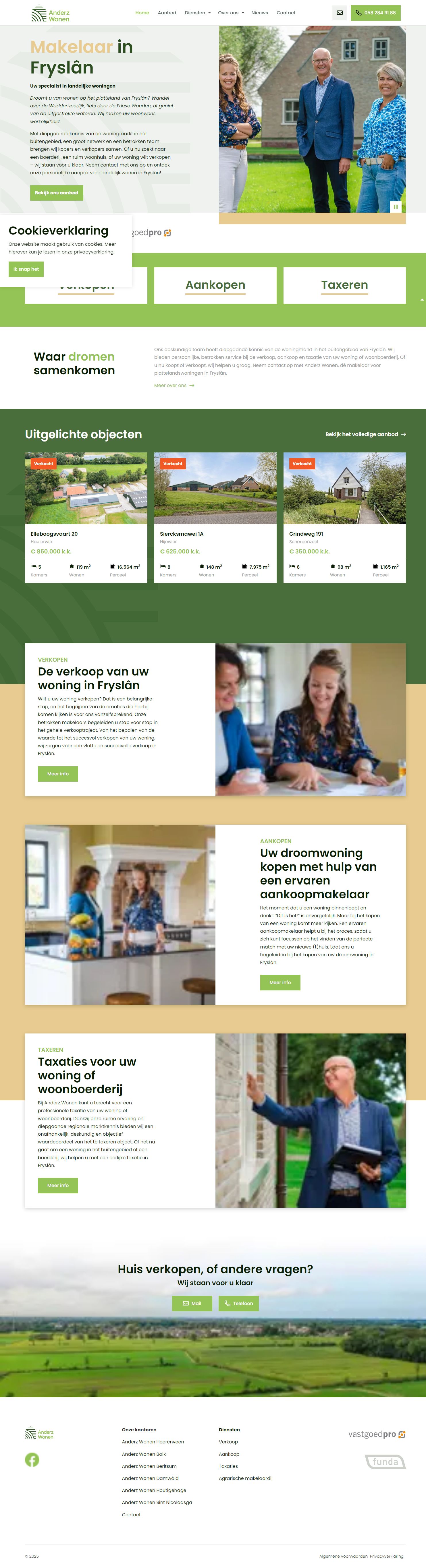 Screenshot van de website van www.anderzwonen.nl