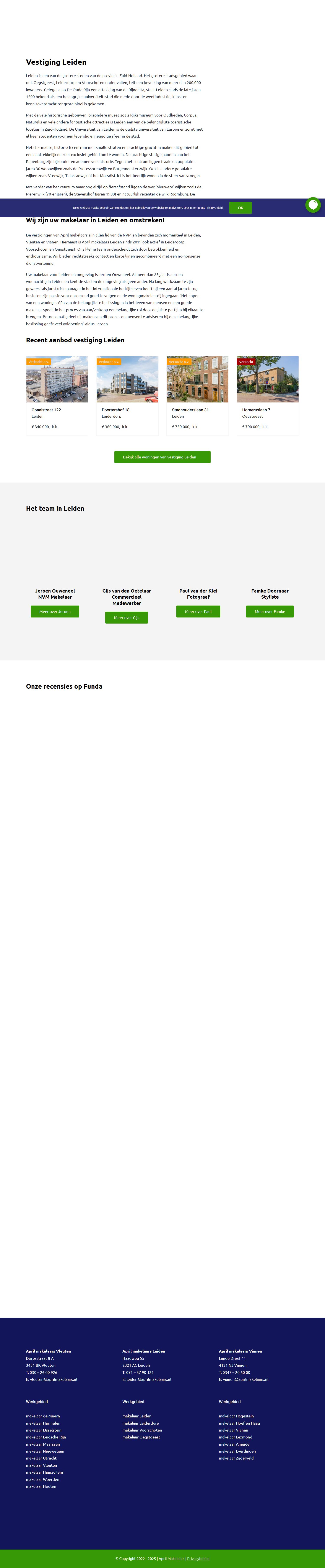 Screenshot der Website von www.aprilmakelaars.nl