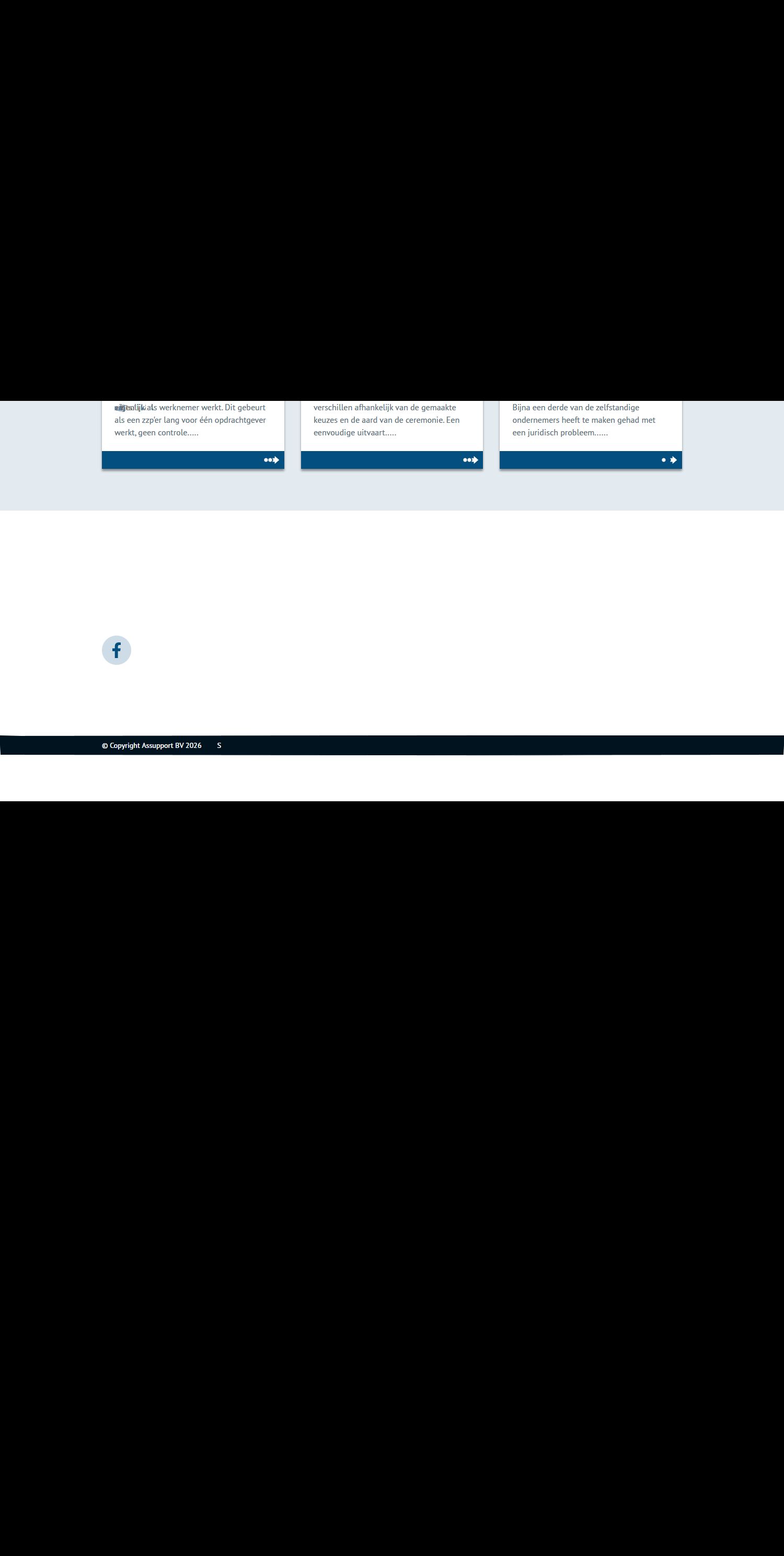Screenshot van de website van vanpeerassurantien.nl