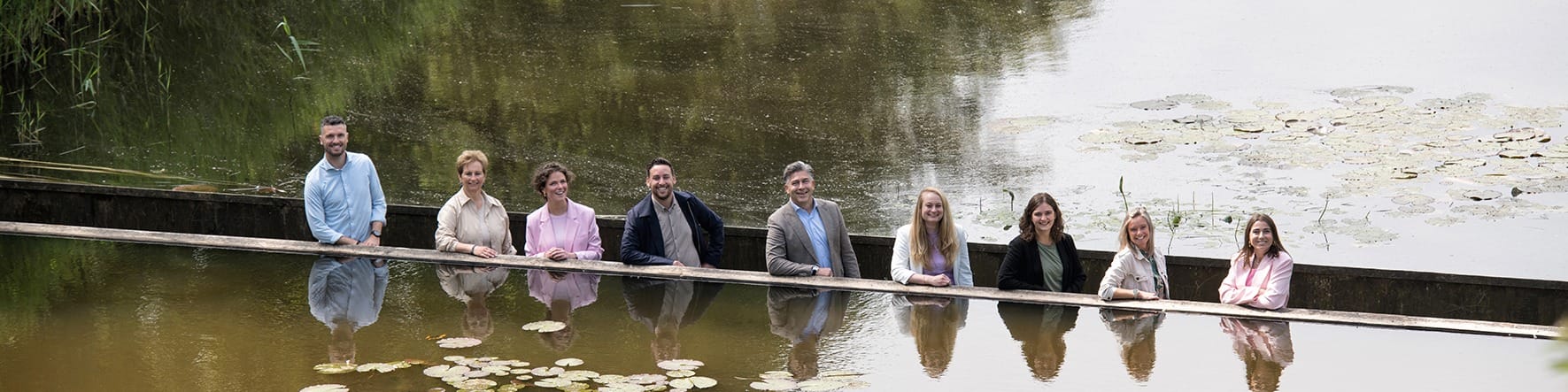 Team foto van Baas Makelaars