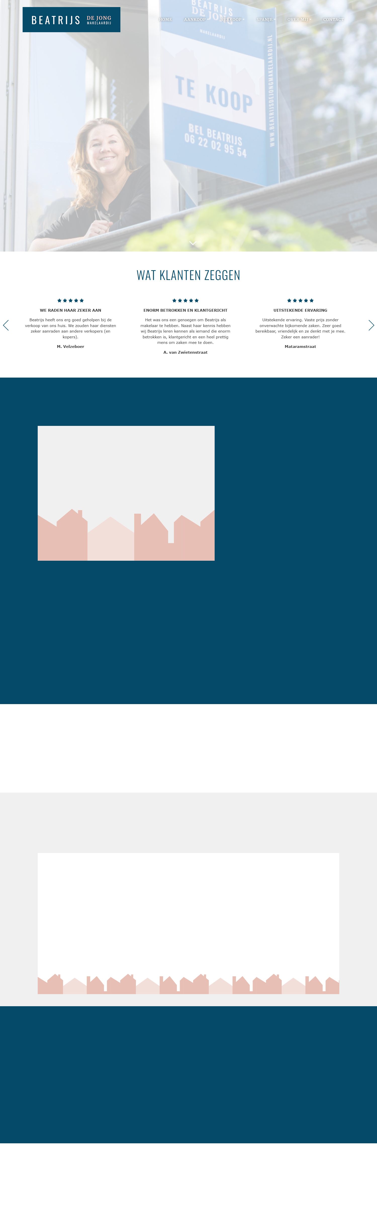 Team foto van Beatrijs de Jong Makelaardij