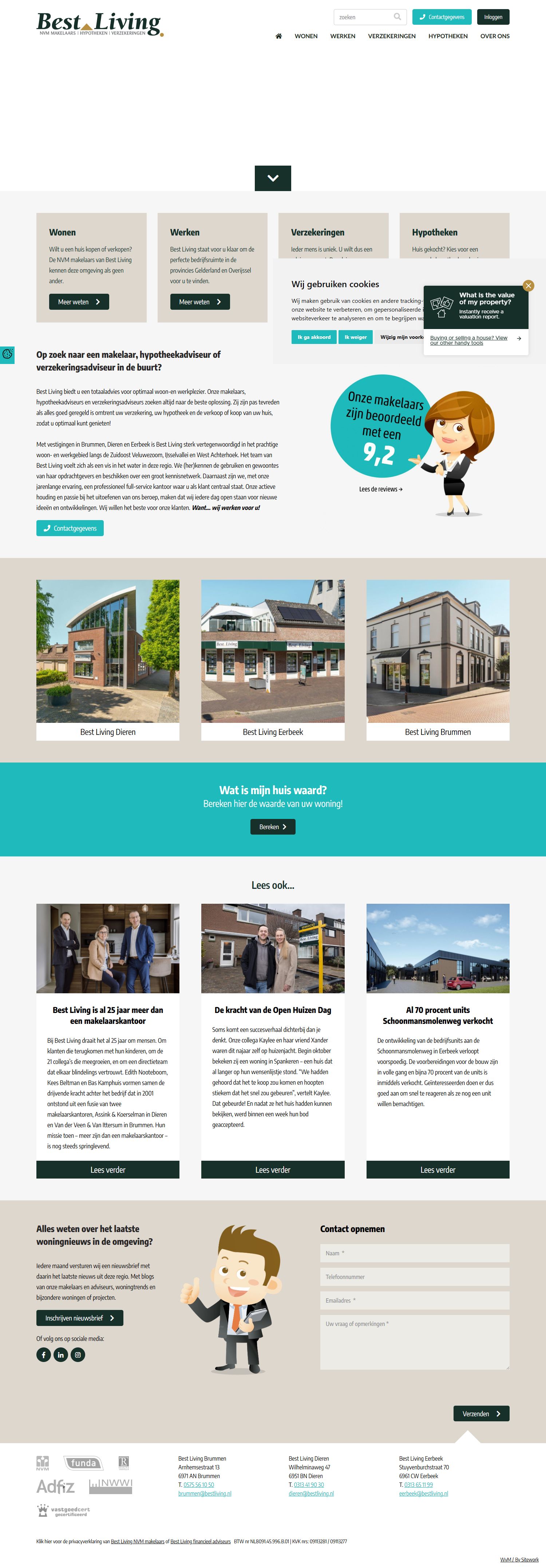 Kantoor foto van Best Living NVM Makelaars & financieel adviseurs