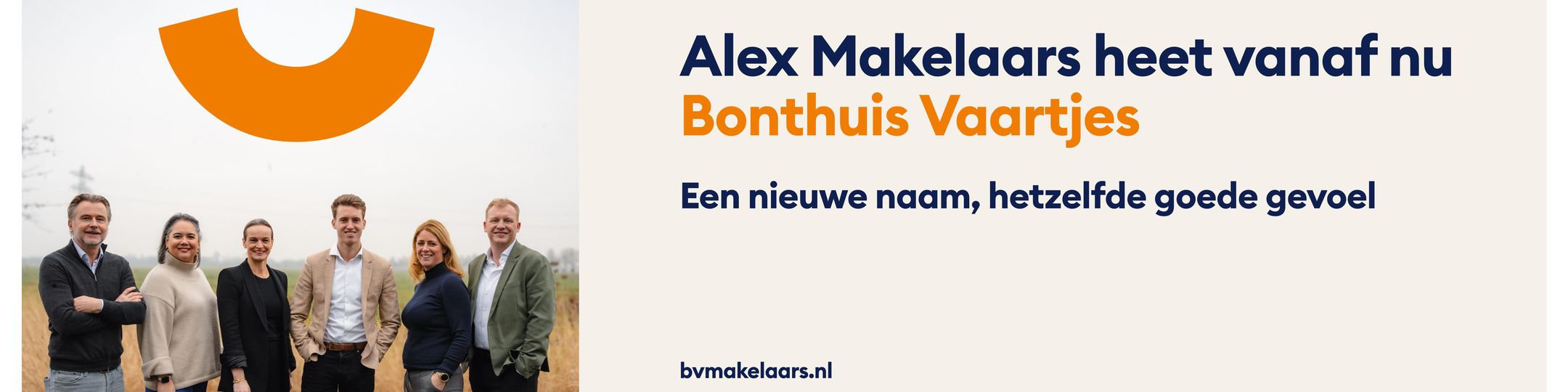 Team foto van Bonthuis Vaartjes Makelaars (eerst Alex Makelaars)