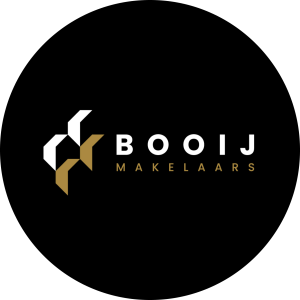 Logo Booij Makelaars | Service met een gouden randje!