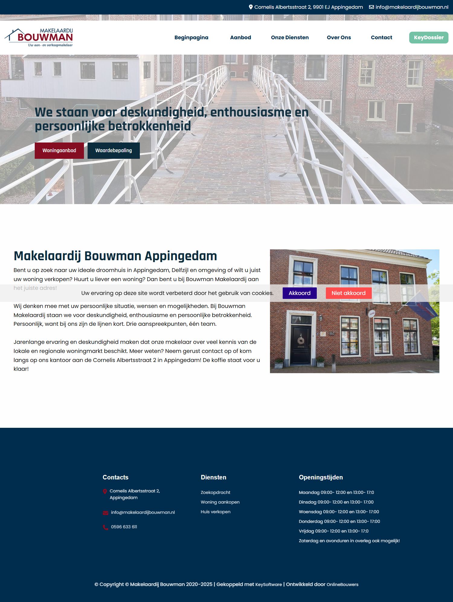 Foto van het kantoor van Bouwman Makelaardij