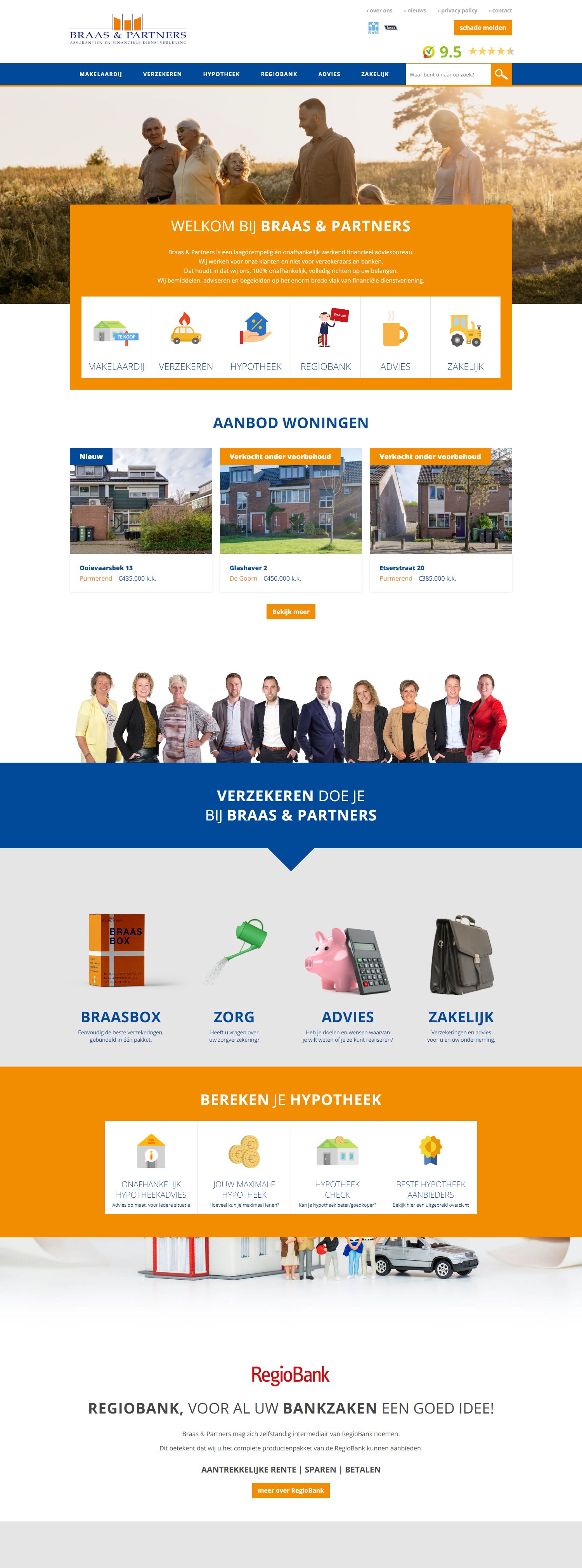 Screenshot van de website van www.braasenpartners.nl