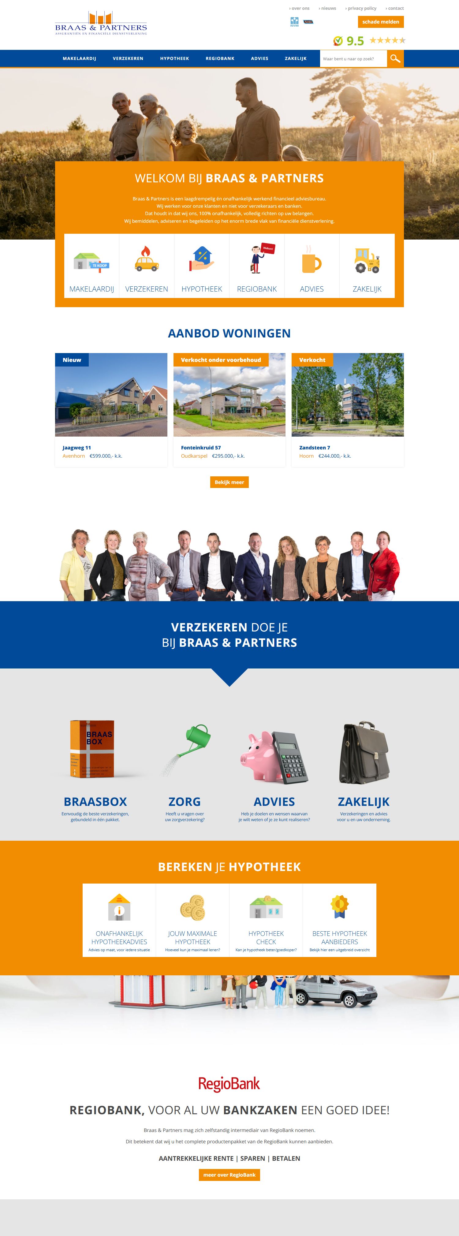 Capture d'écran du site web de www.braasenpartners.nl