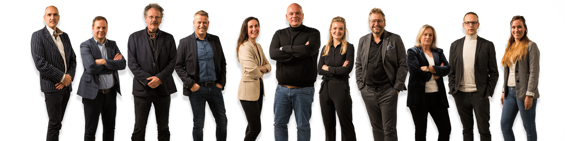 Team foto van Brandsma | De Jong makelaars & taxateurs