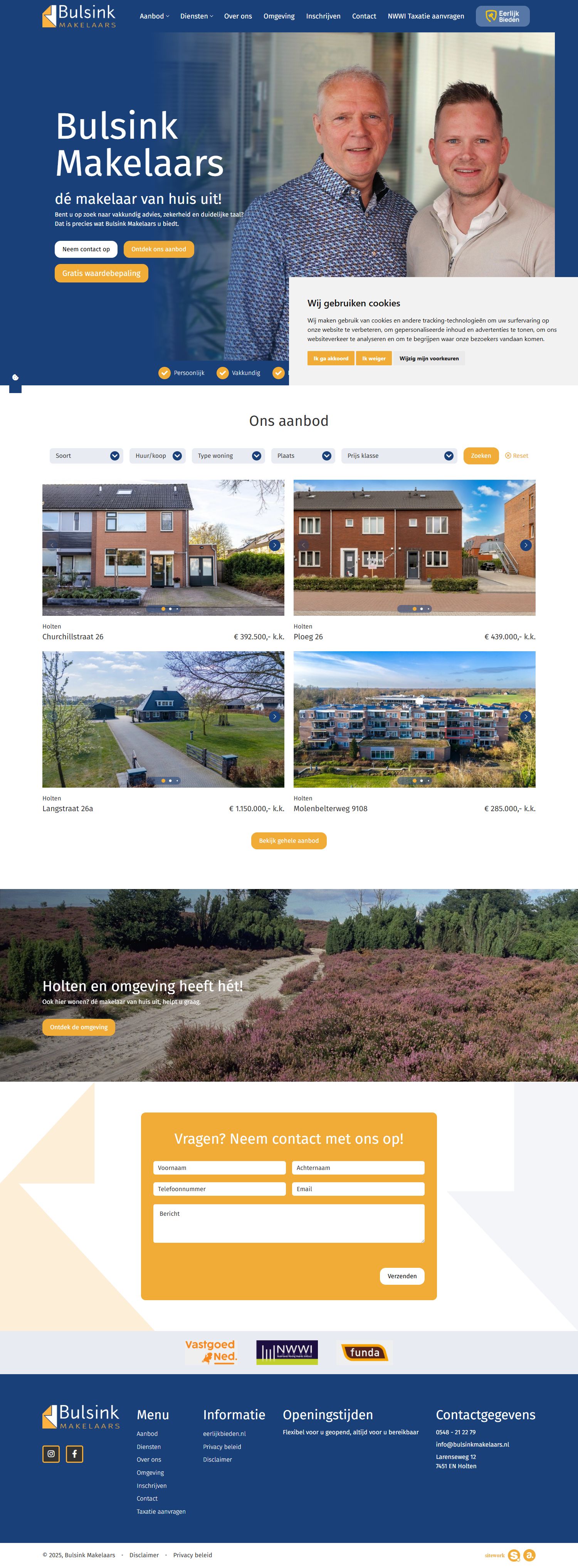 Photo de bureau Bulsink Makelaars