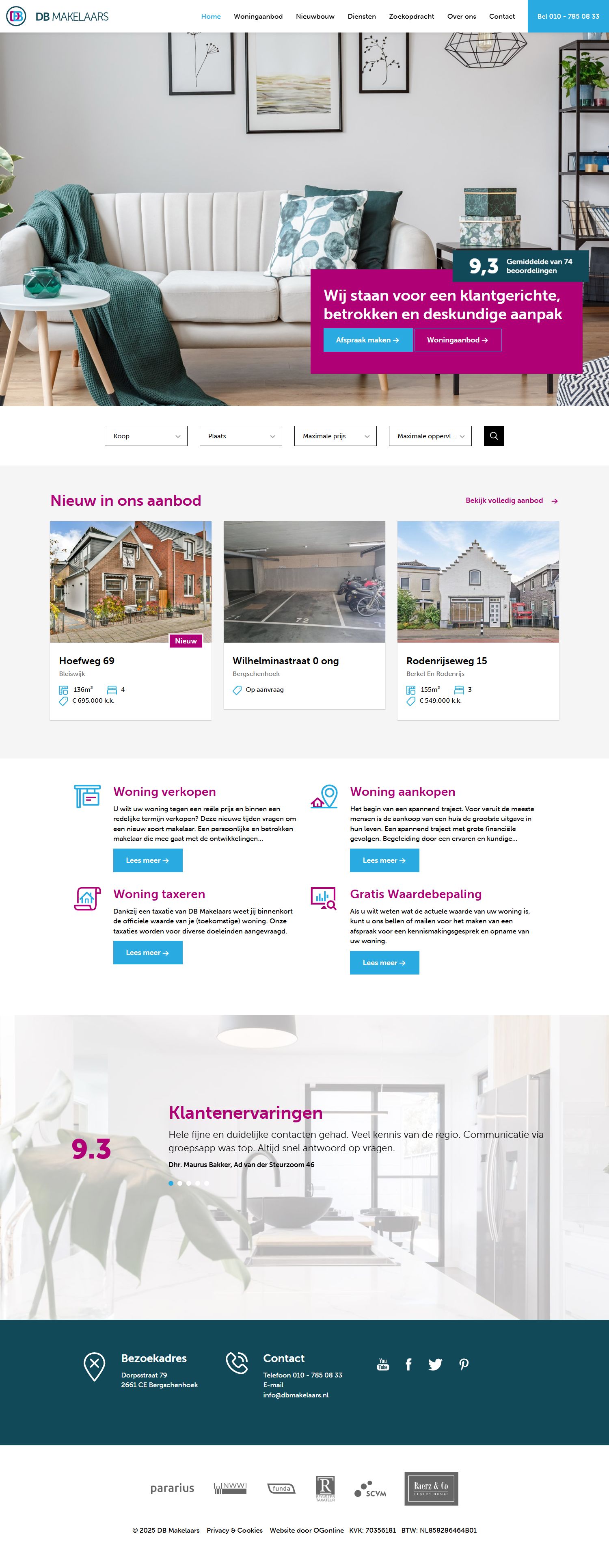 Kantoorfoto DB Makelaars | Baerz & Co