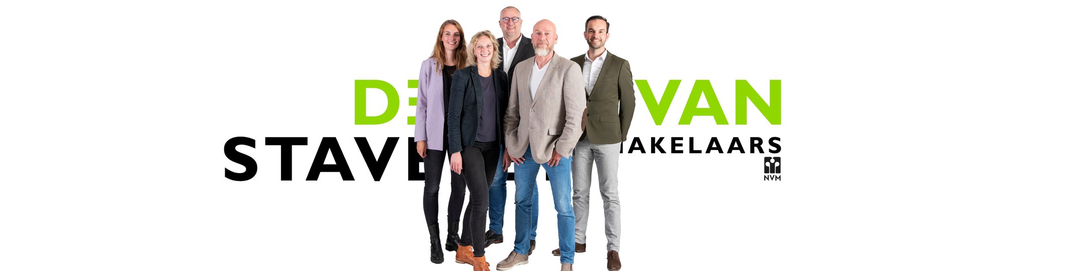 Team foto van De Best van Staveren Makelaars