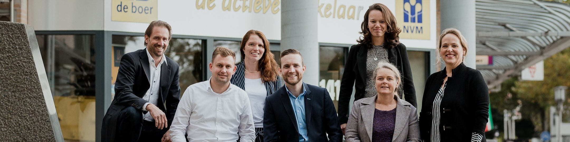 Team foto van De Boer Makelaardij en Assurantien Flevoland B.V.