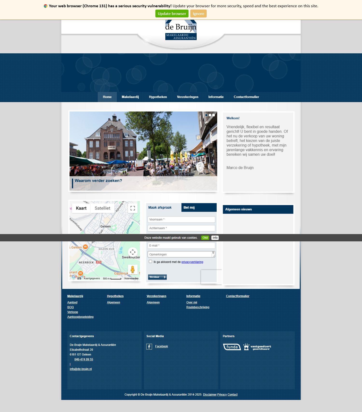 Kantoorfoto De Bruijn Makelaardij & Assurantiën