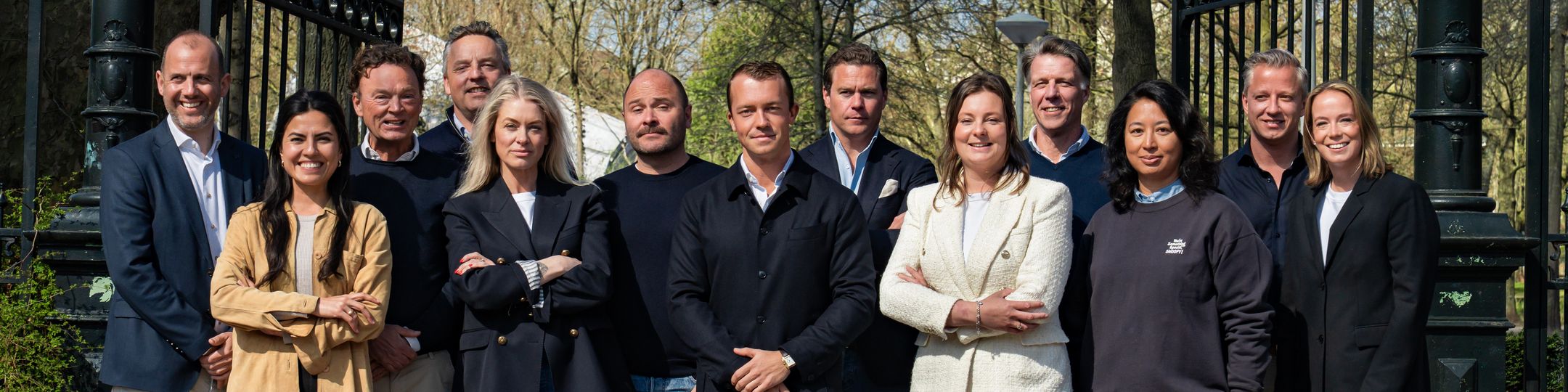 Team foto van De Graaf & Groot Makelaars