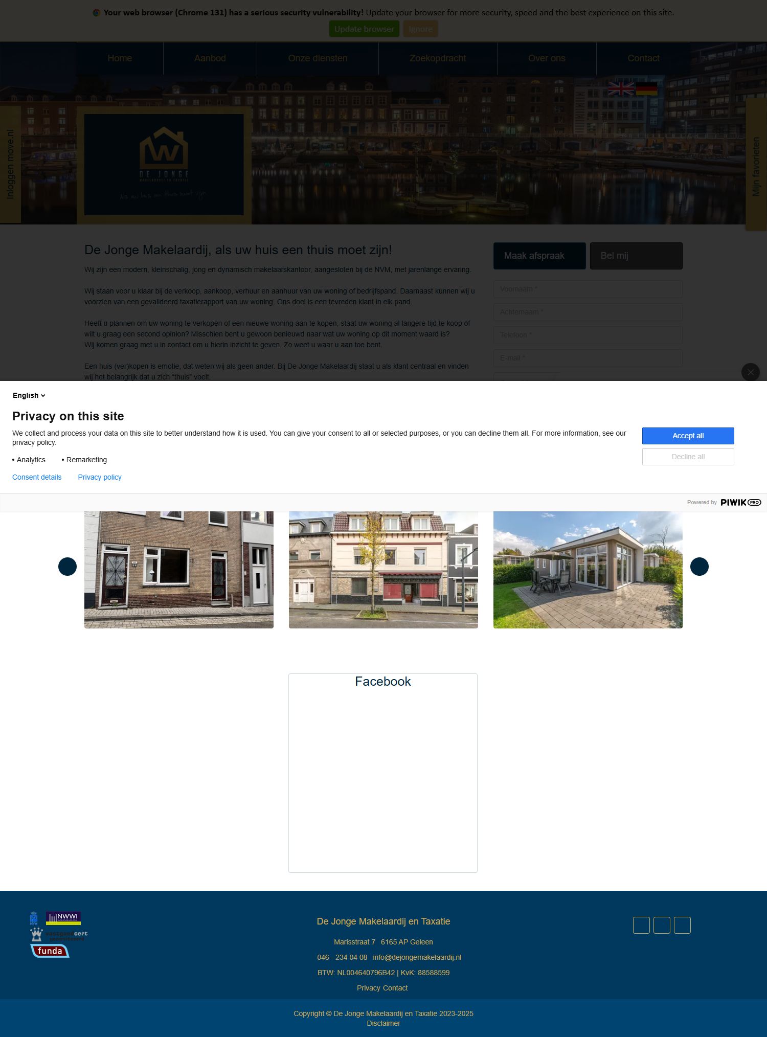 Kantoor foto van De Jonge Makelaardij & Taxatie