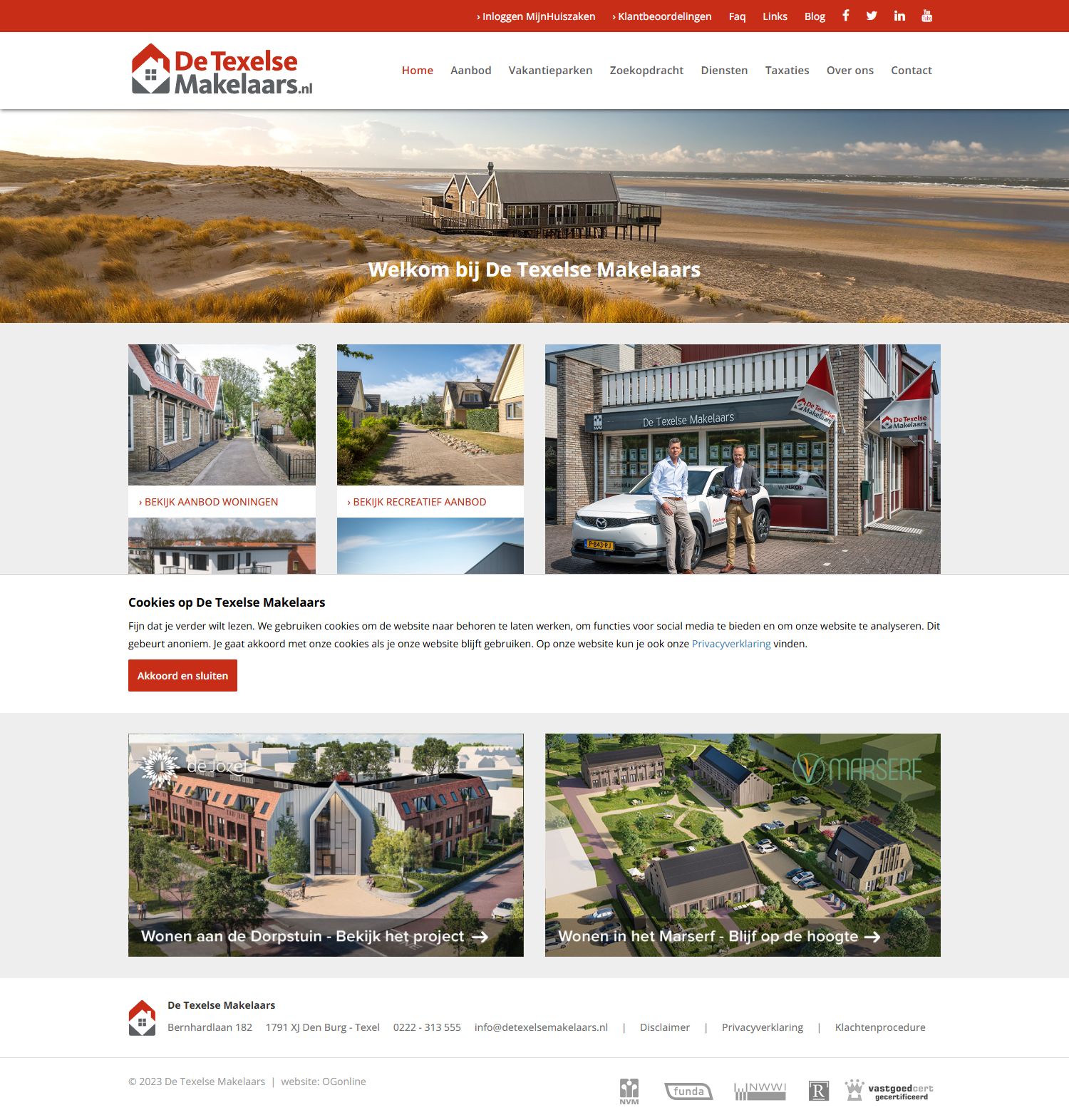 Foto del despacho De Texelse Makelaars