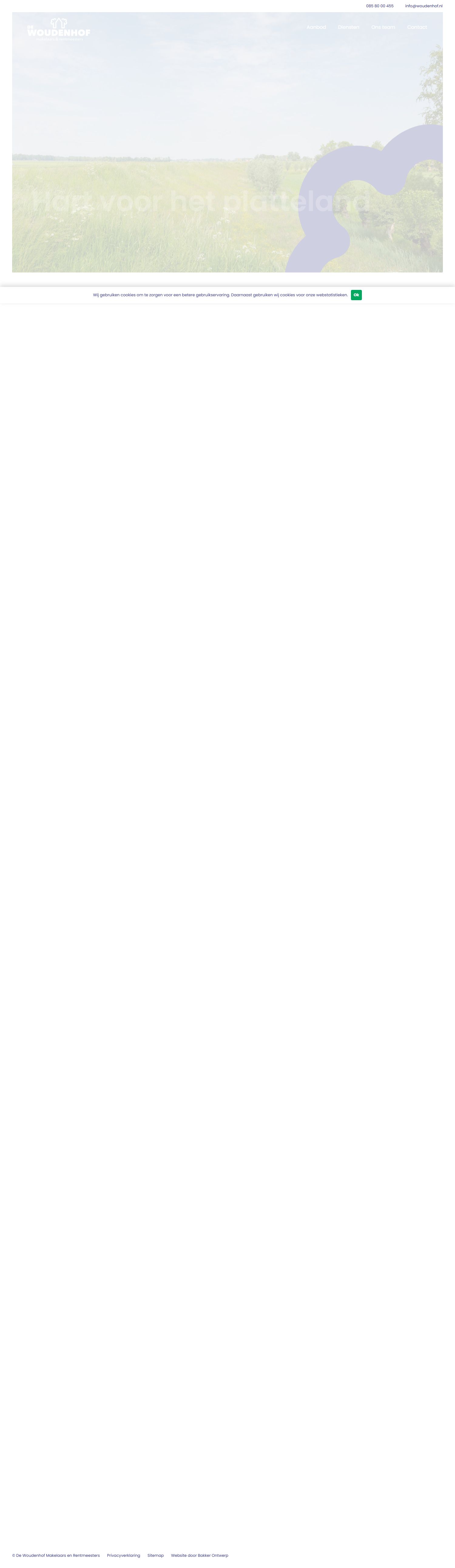 Capture d'écran du site web de www.woudenhof.nl