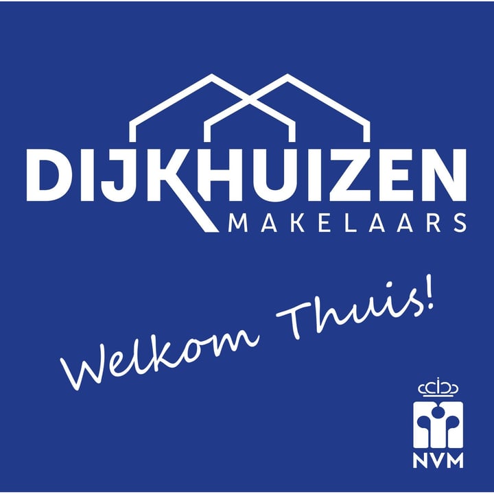 Logo Dijkhuizen Makelaars. Welkom thuis.