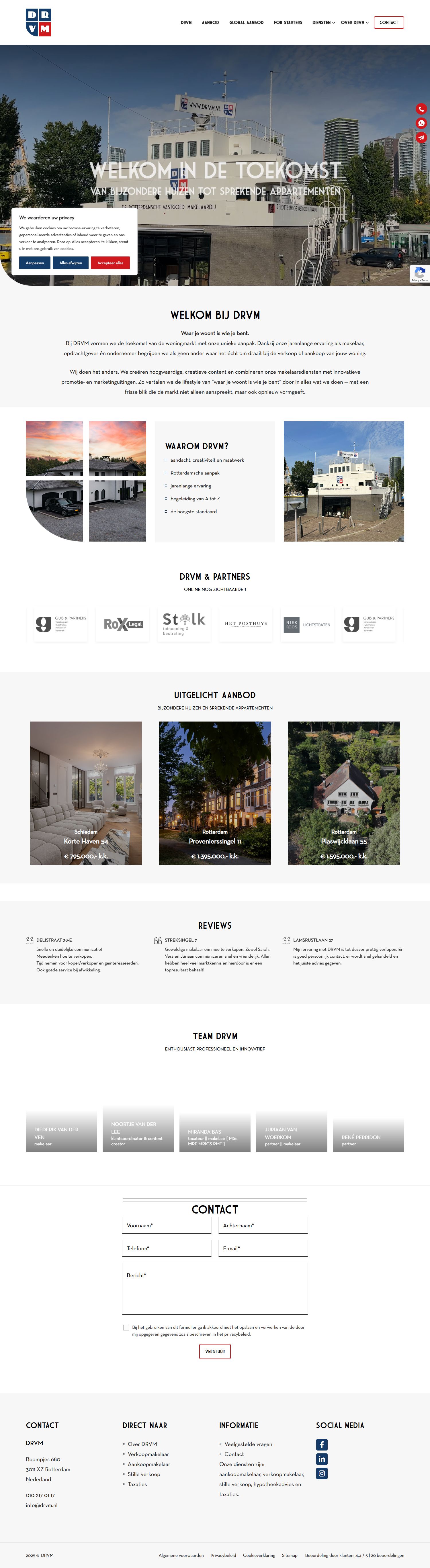 Photo de bureau de DRVM makelaars