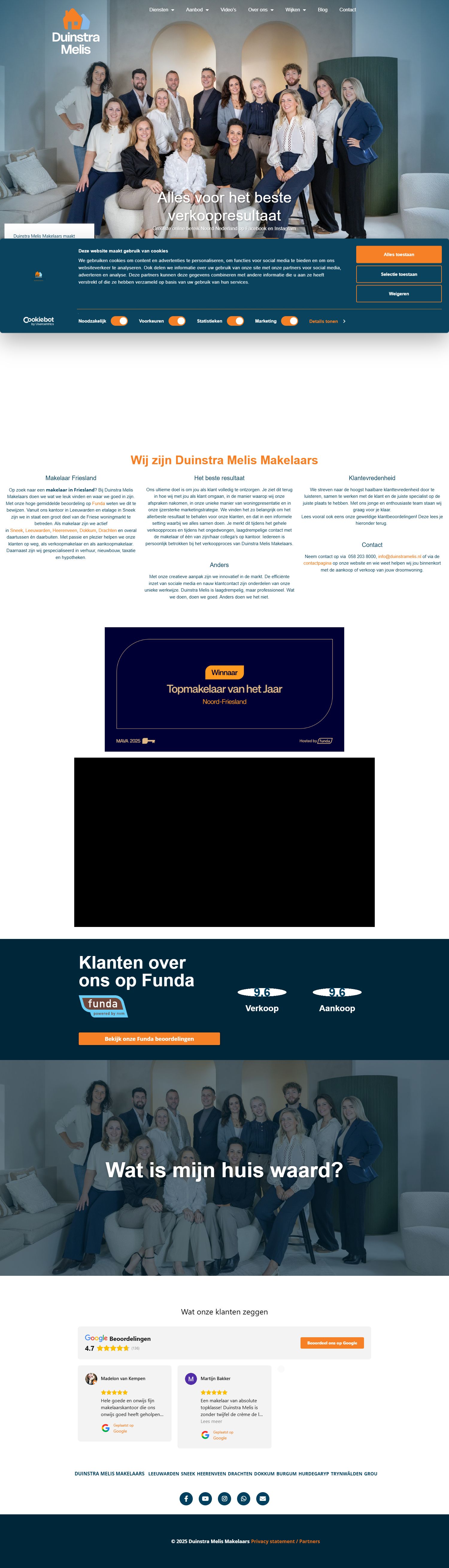 Foto del despacho Duinstra Melis Makelaars