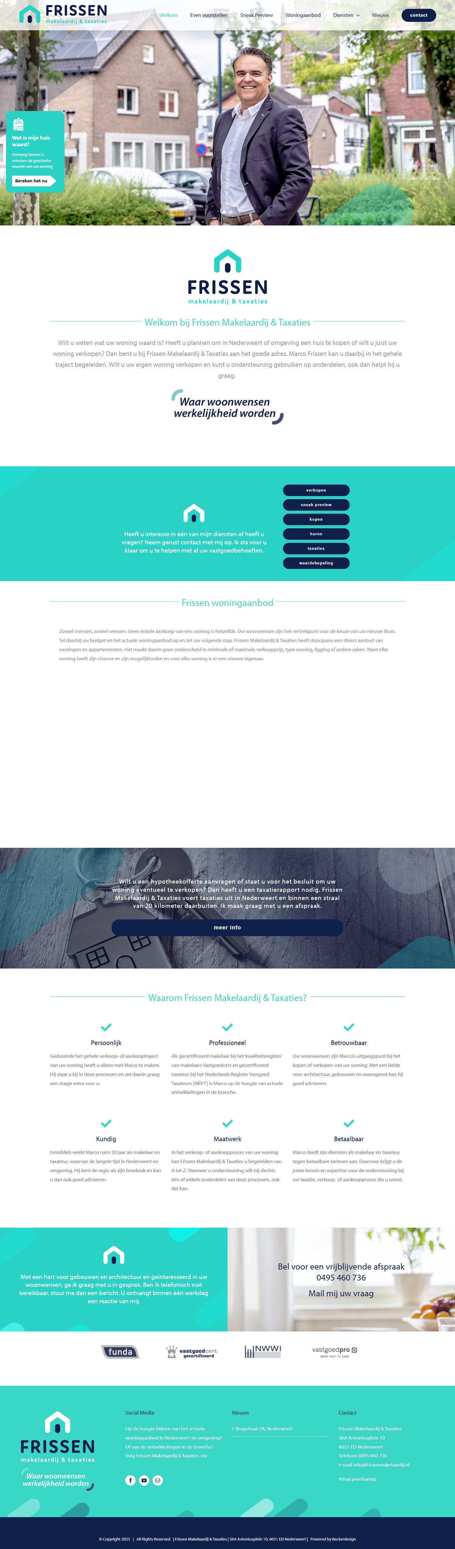 Office photo Frissen makelaardij & taxaties