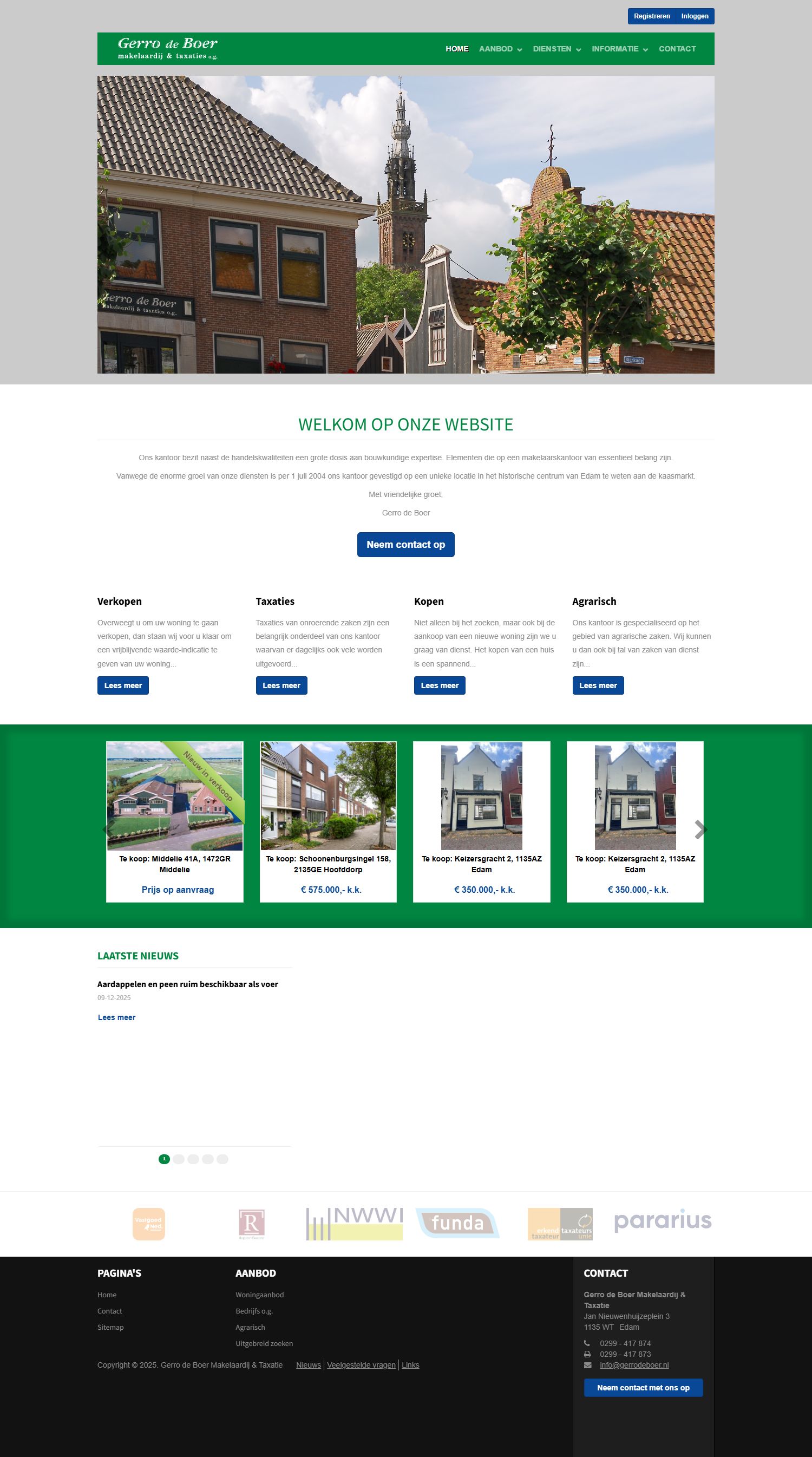 Bürofoto Gerro de Boer Makelaardij & Taxaties o.g.