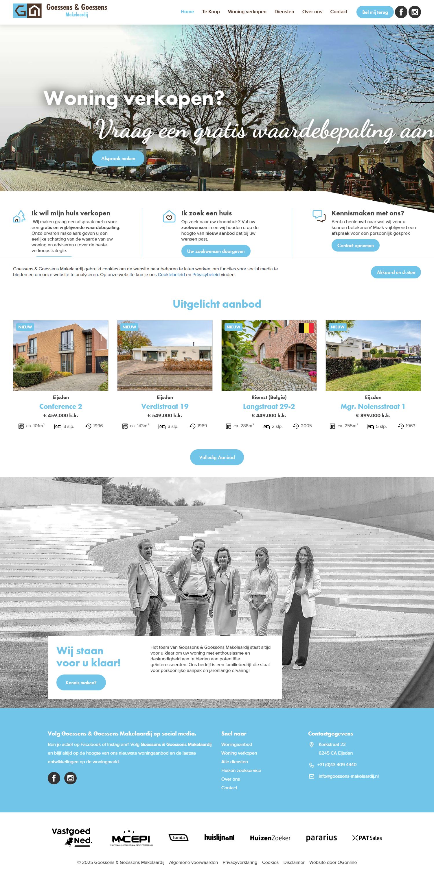 Kantoorfoto Goessens & Goessens Makelaardij