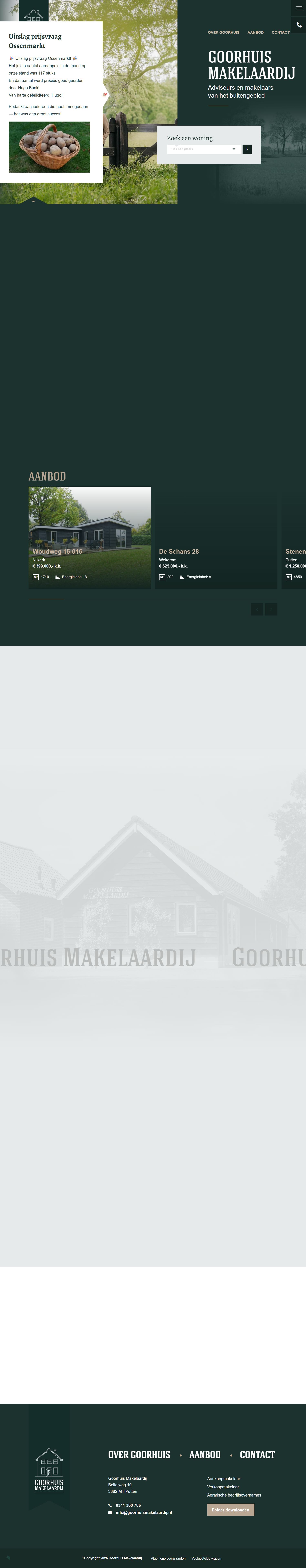 Team foto van Goorhuis Makelaardij