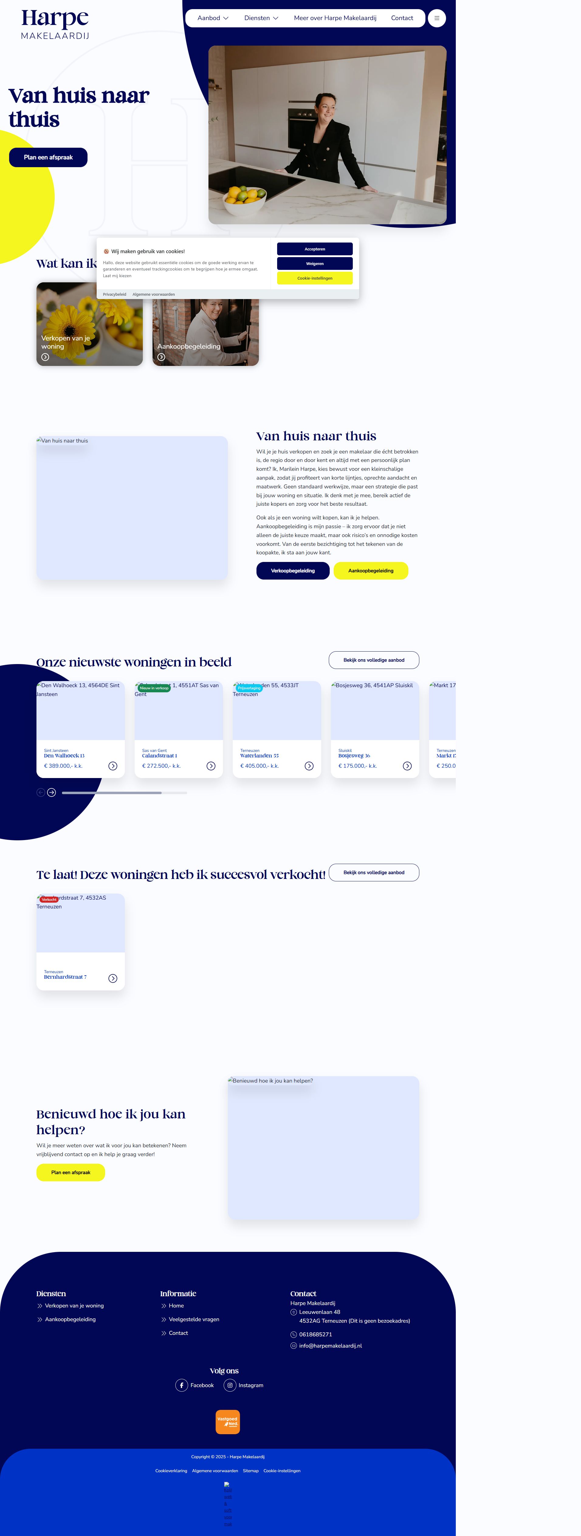 Photo de bureau Harpe Makelaardij