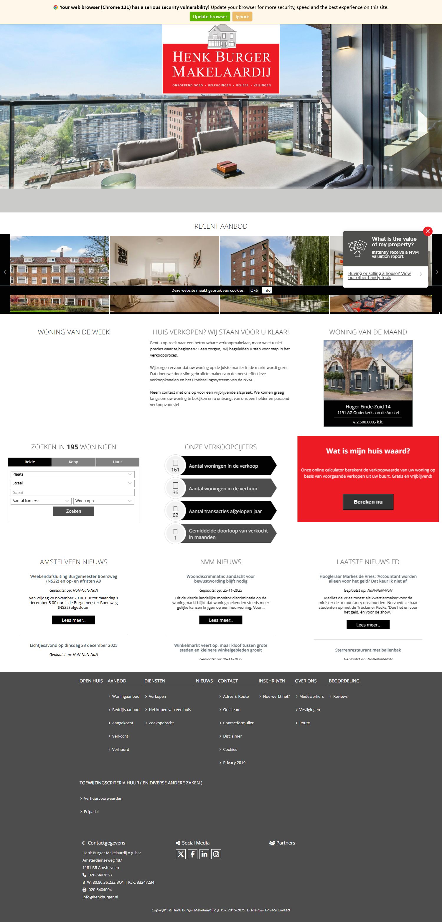 Photo de bureau Henk Burger Makelaardij