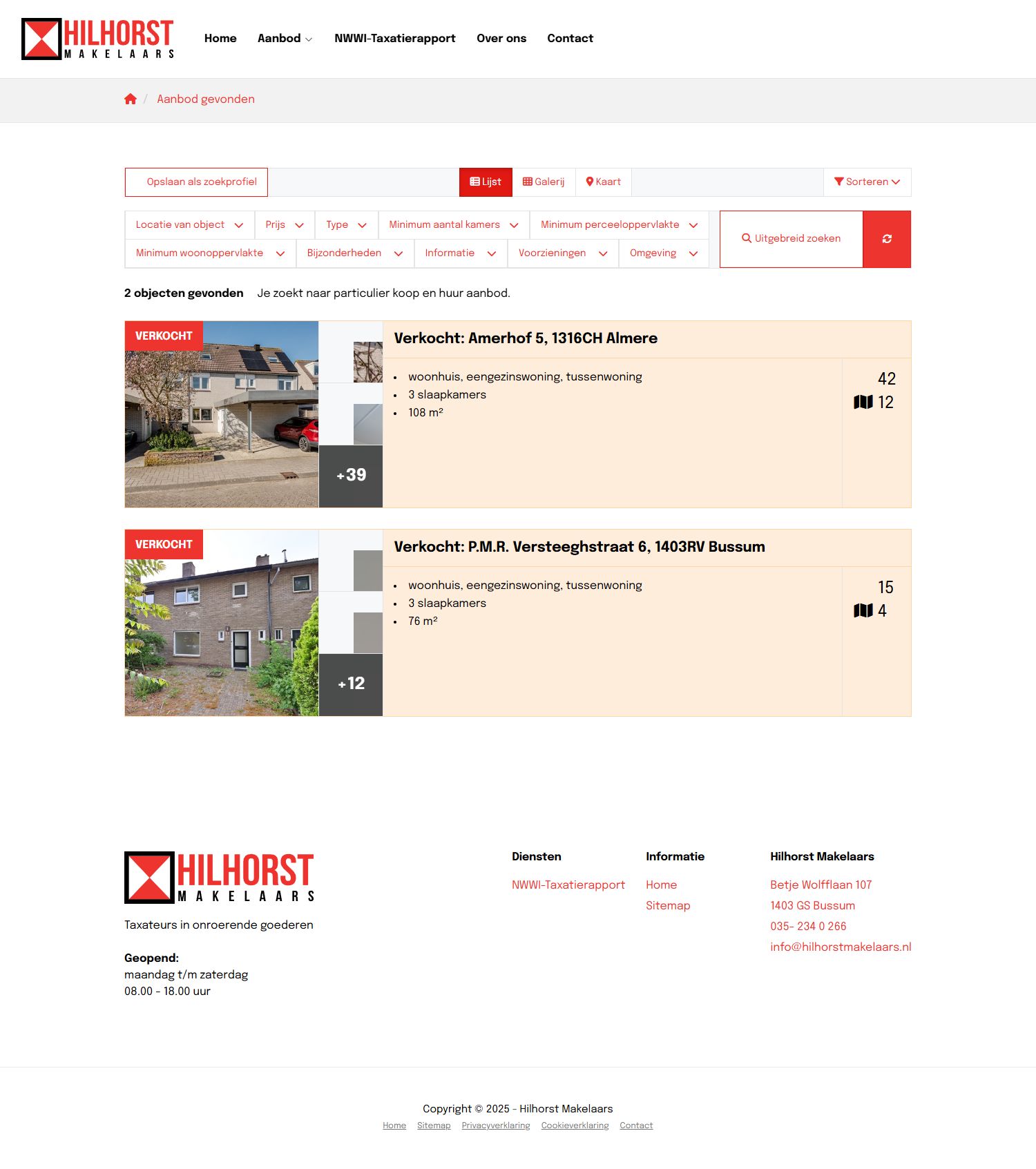 Photo de bureau de Hilhorst Makelaars