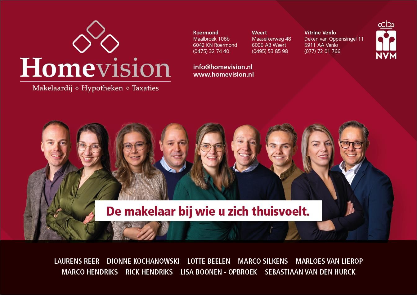 Bürofoto von Homevision Makelaardij