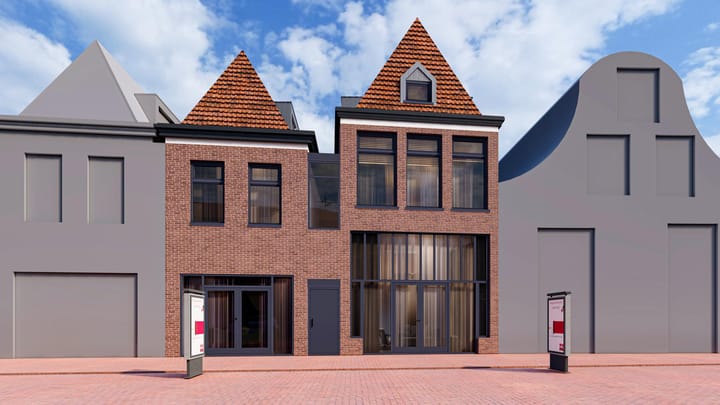 Hoofdstraat 55A in Meppel Foto