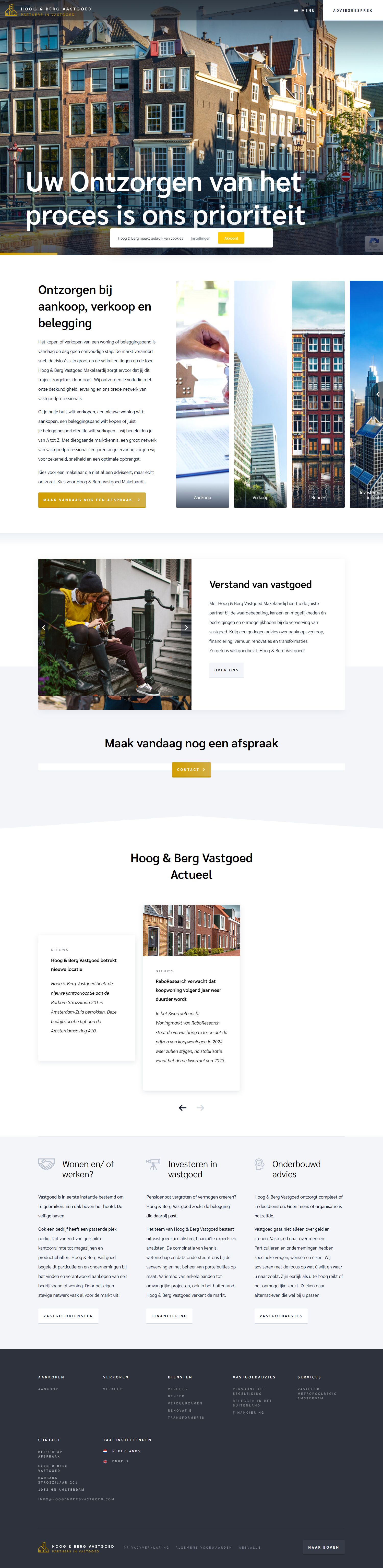Screenshot van de website van www.hoogenbergvastgoed.com