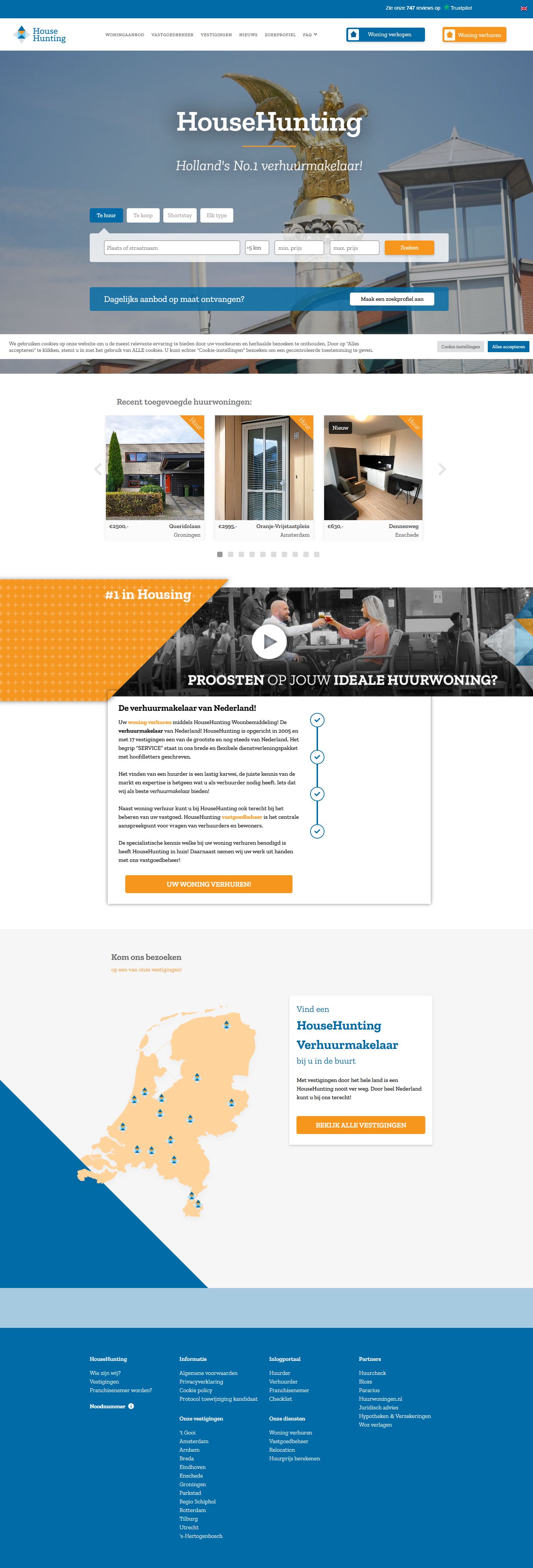 Team foto van House Hunting Randstad