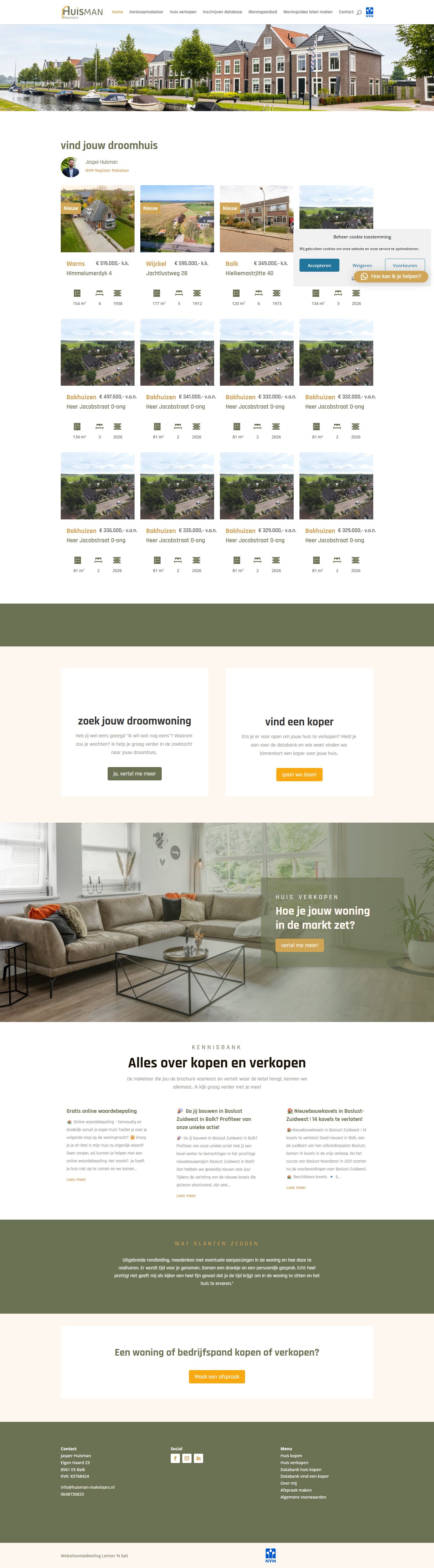 Team foto van Huisman Makelaars B.V.