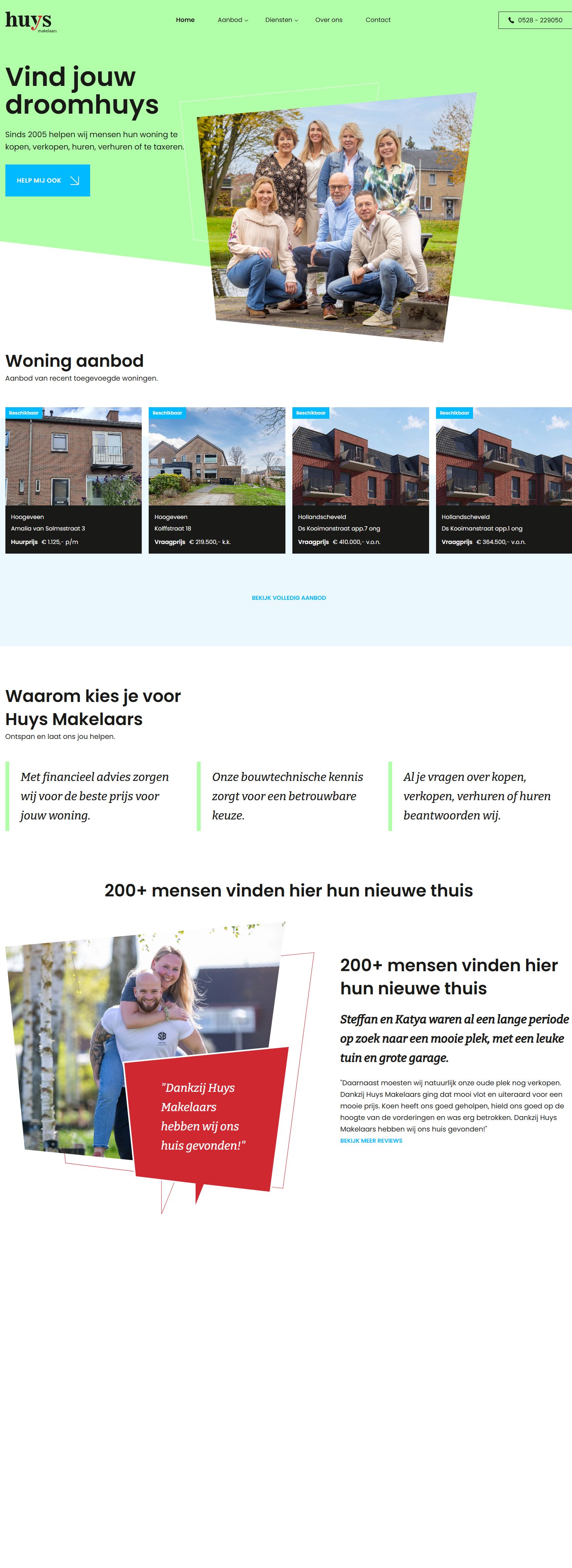 Foto van het kantoor van Huys Makelaars