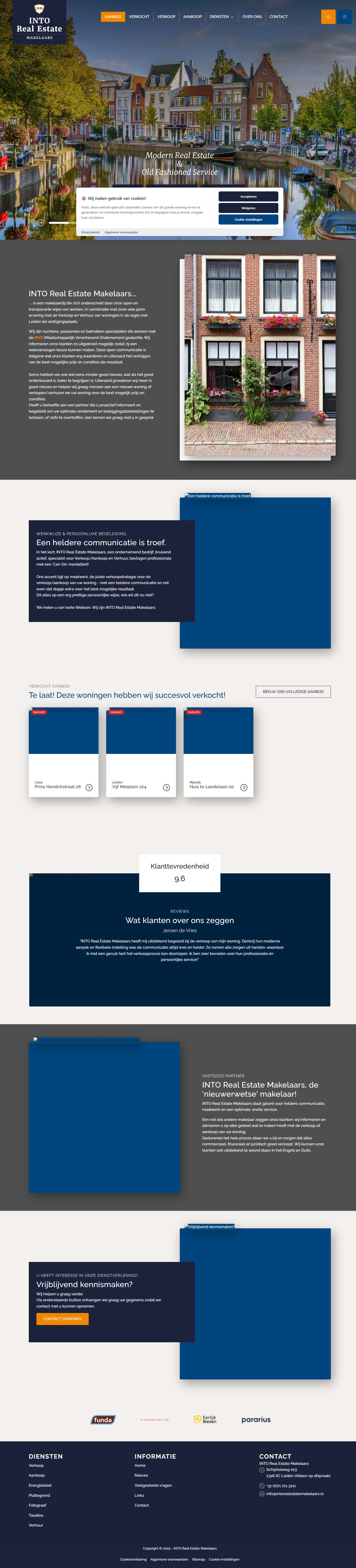 Team foto van INTO Real Estate Makelaars