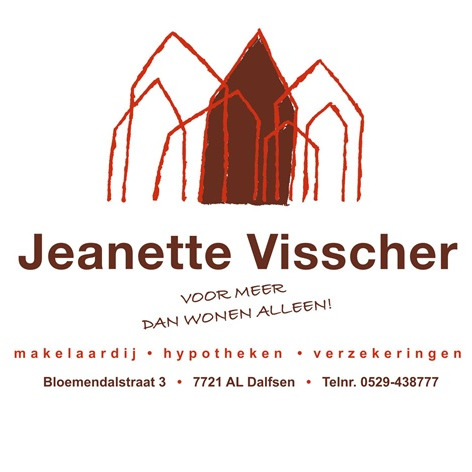 Logo van Jeanette Visscher Makelaars