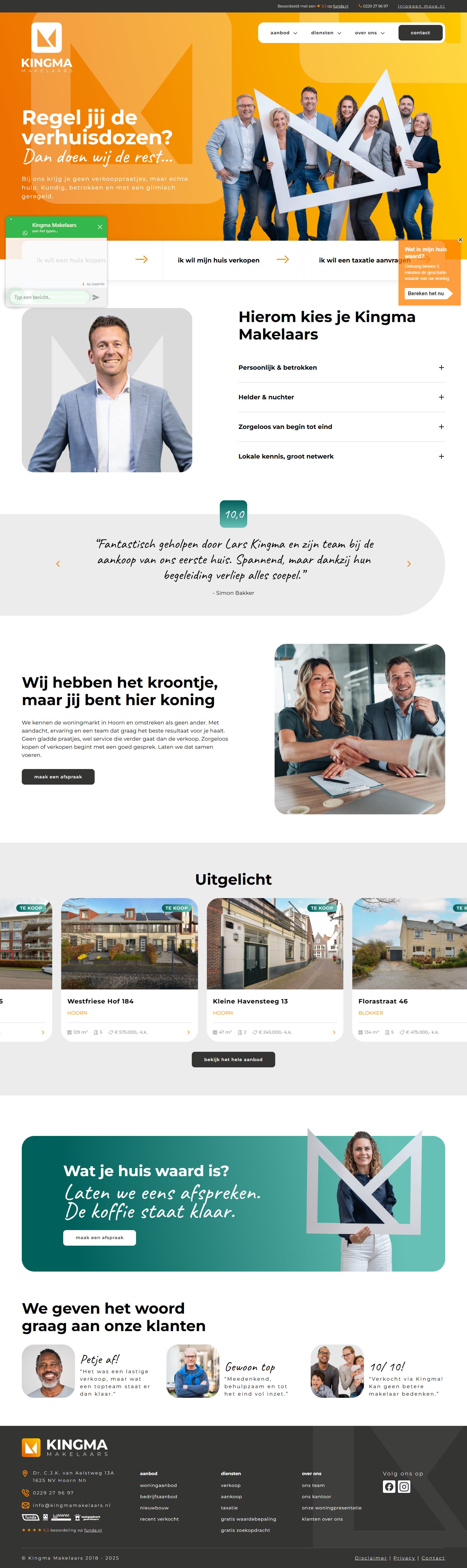 Kantoor foto van Kingma Makelaars