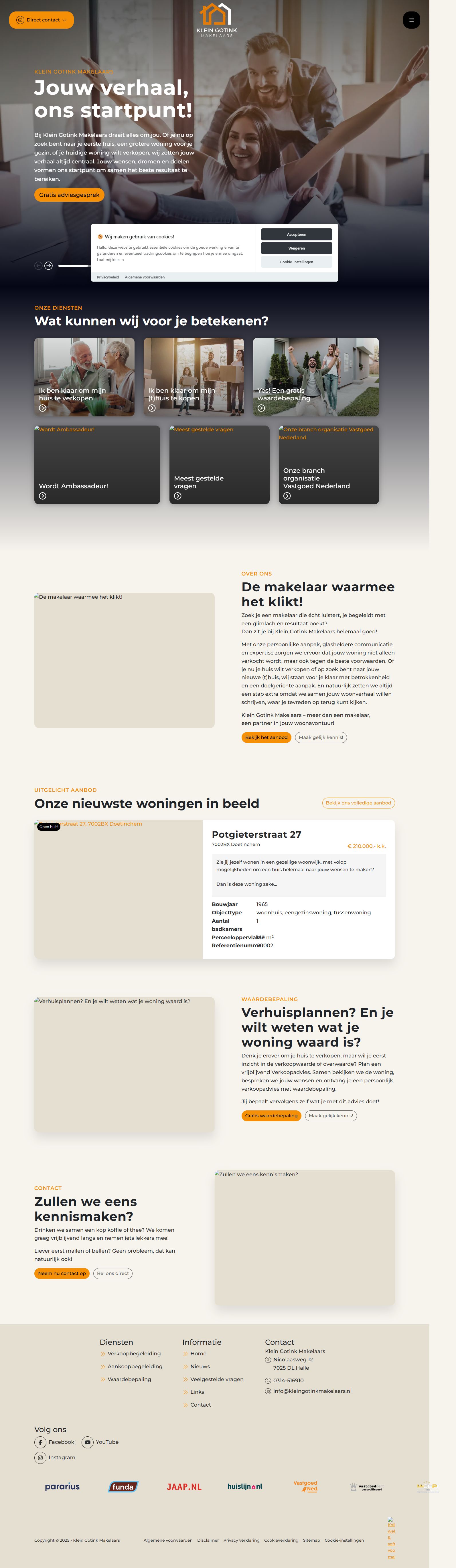 Bürofoto von Klein Gotink Makelaars