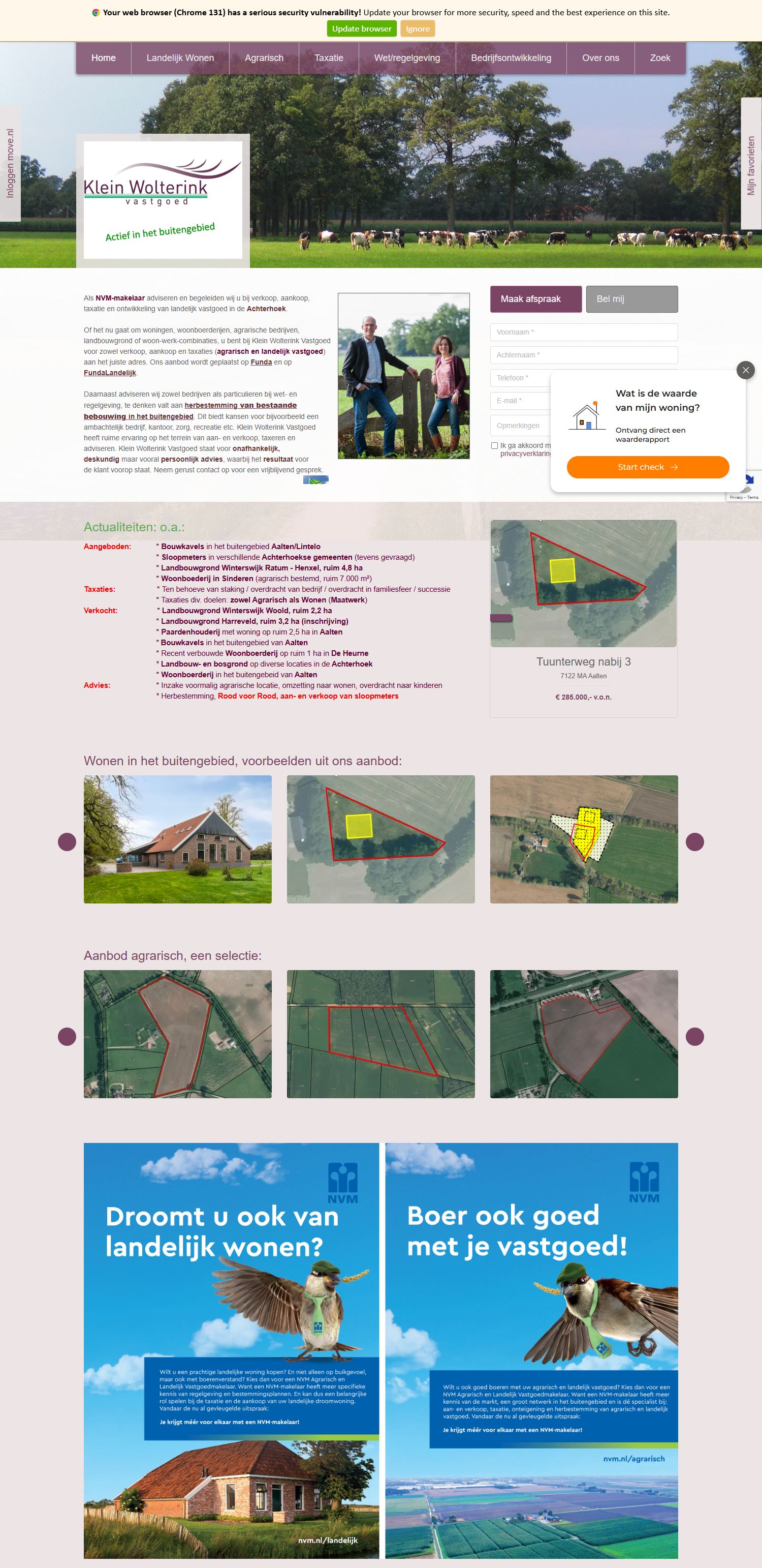 Kantoorfoto Klein Wolterink Vastgoed