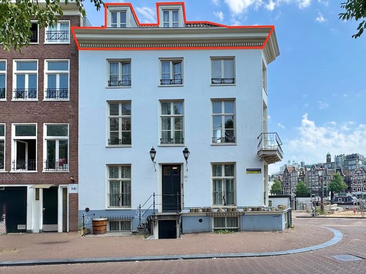 Kloveniersburgwal 143E in Amsterdam foto