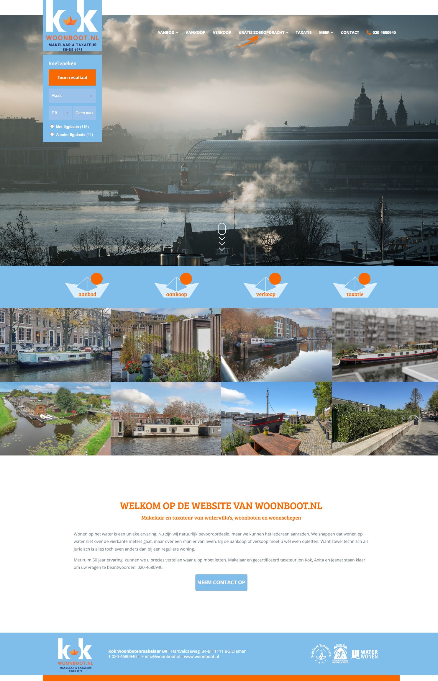 Kantoorfoto Kok Woonbotenmakelaar BV