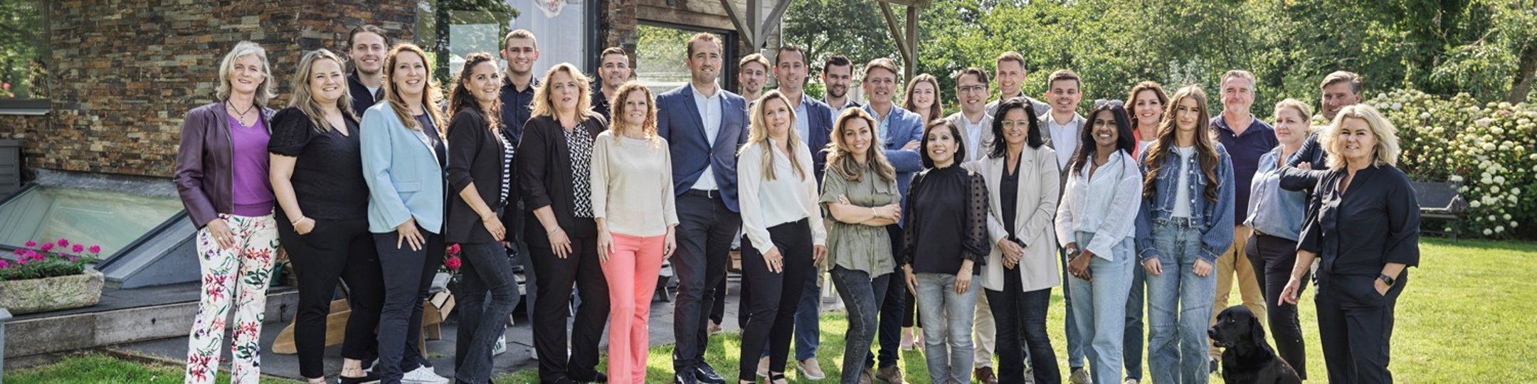 Team foto van Kolpa Lafeber Qualis NVM Makelaars